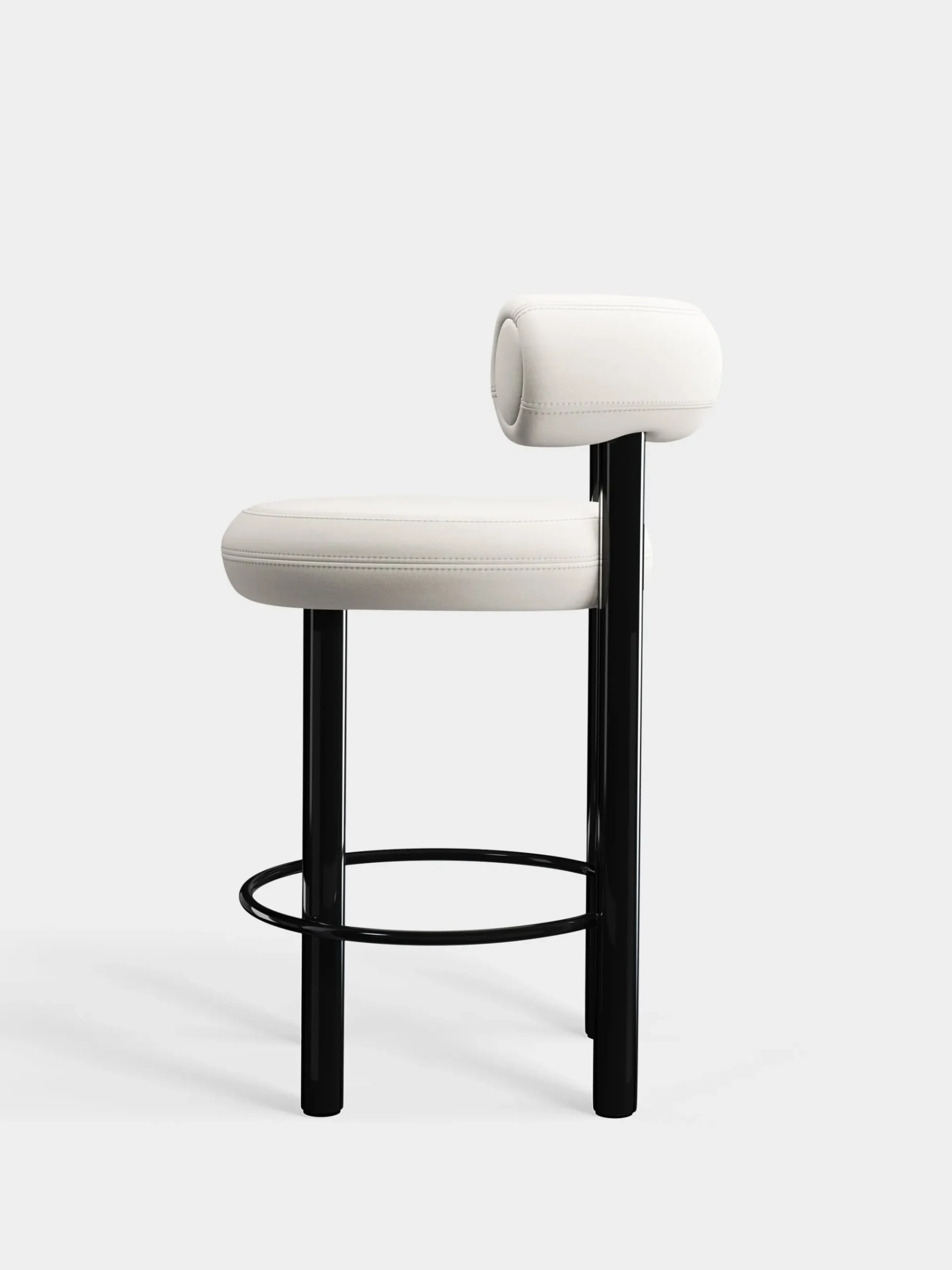 Tom Dixon Bar & Counter Stools*Fat Black Steel 65cm Counter Stool