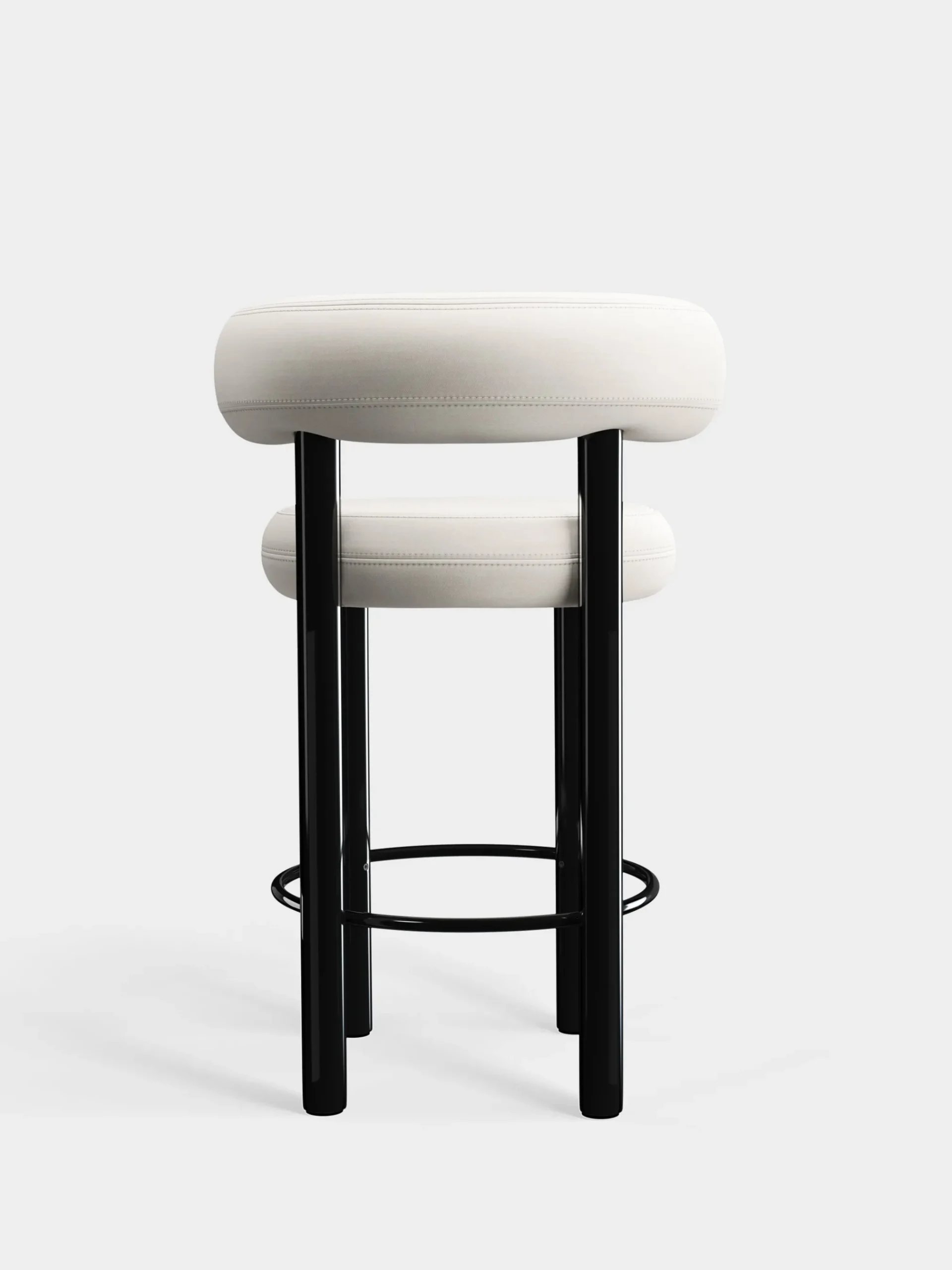 Tom Dixon Bar & Counter Stools*Fat Black Steel 65cm Counter Stool