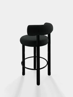 Tom Dixon Bar & Counter Stools*Fat Black Steel 65cm Counter Stool