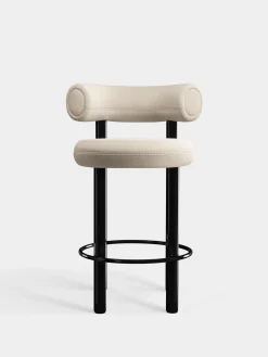 Tom Dixon Bar & Counter Stools*Fat Black Steel 65cm Counter Stool