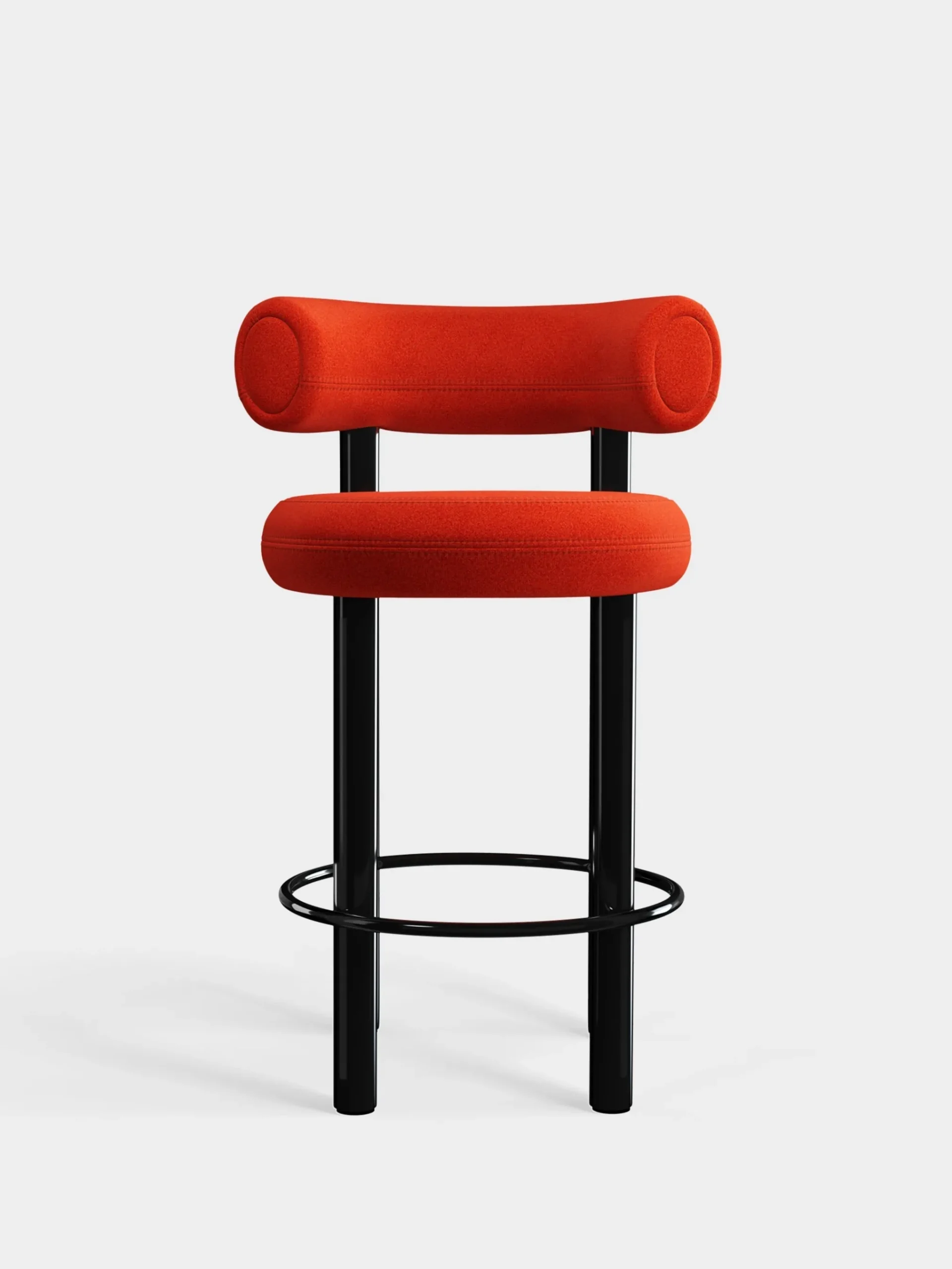 Tom Dixon Bar & Counter Stools*Fat Black Steel 65cm Counter Stool