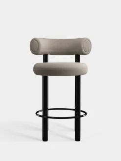 Tom Dixon Bar & Counter Stools*Fat Black Steel 65cm Counter Stool