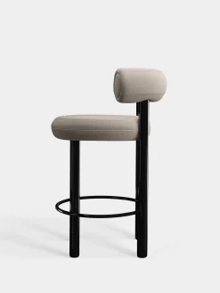 Tom Dixon Bar & Counter Stools*Fat Black Steel 65cm Counter Stool