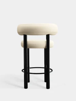 Tom Dixon Bar & Counter Stools*Fat Black Steel 65cm Counter Stool