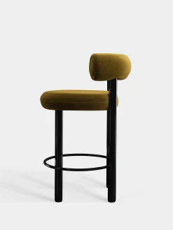 Tom Dixon Bar & Counter Stools*Fat Black Steel 65cm Counter Stool