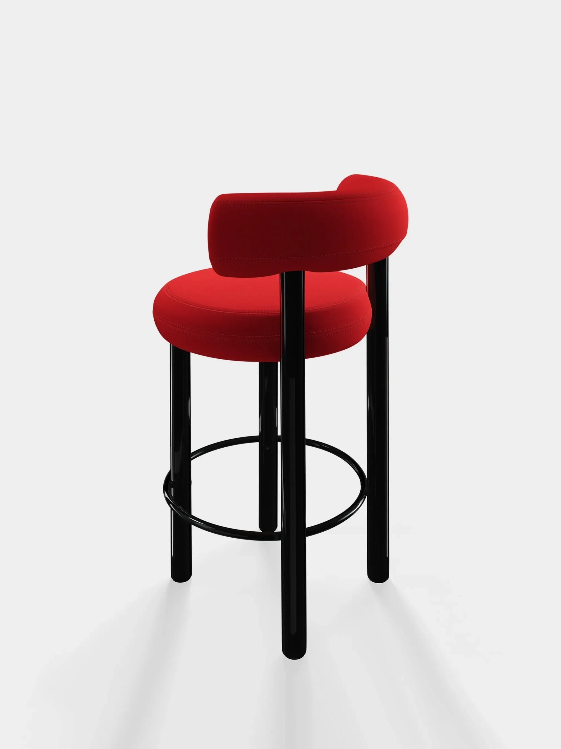 Tom Dixon Bar & Counter Stools*Fat Black Steel 65cm Counter Stool