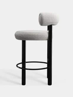 Tom Dixon Bar & Counter Stools*Fat Black Steel 65cm Counter Stool