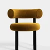 Tom Dixon Dining Chairs*Fat Black Steel Dining Chair