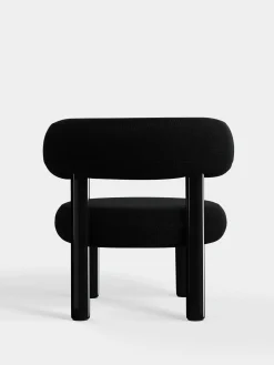 Tom Dixon Lounge Chairs*Fat Black Steel Lounge Chair