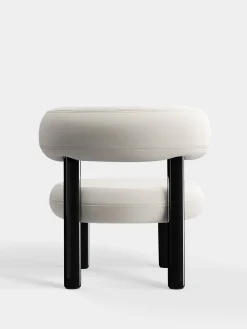 Tom Dixon Lounge Chairs*Fat Black Steel Lounge Chair
