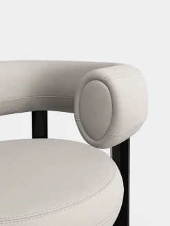 Tom Dixon Lounge Chairs*Fat Black Steel Lounge Chair