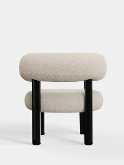 Tom Dixon Lounge Chairs*Fat Black Steel Lounge Chair