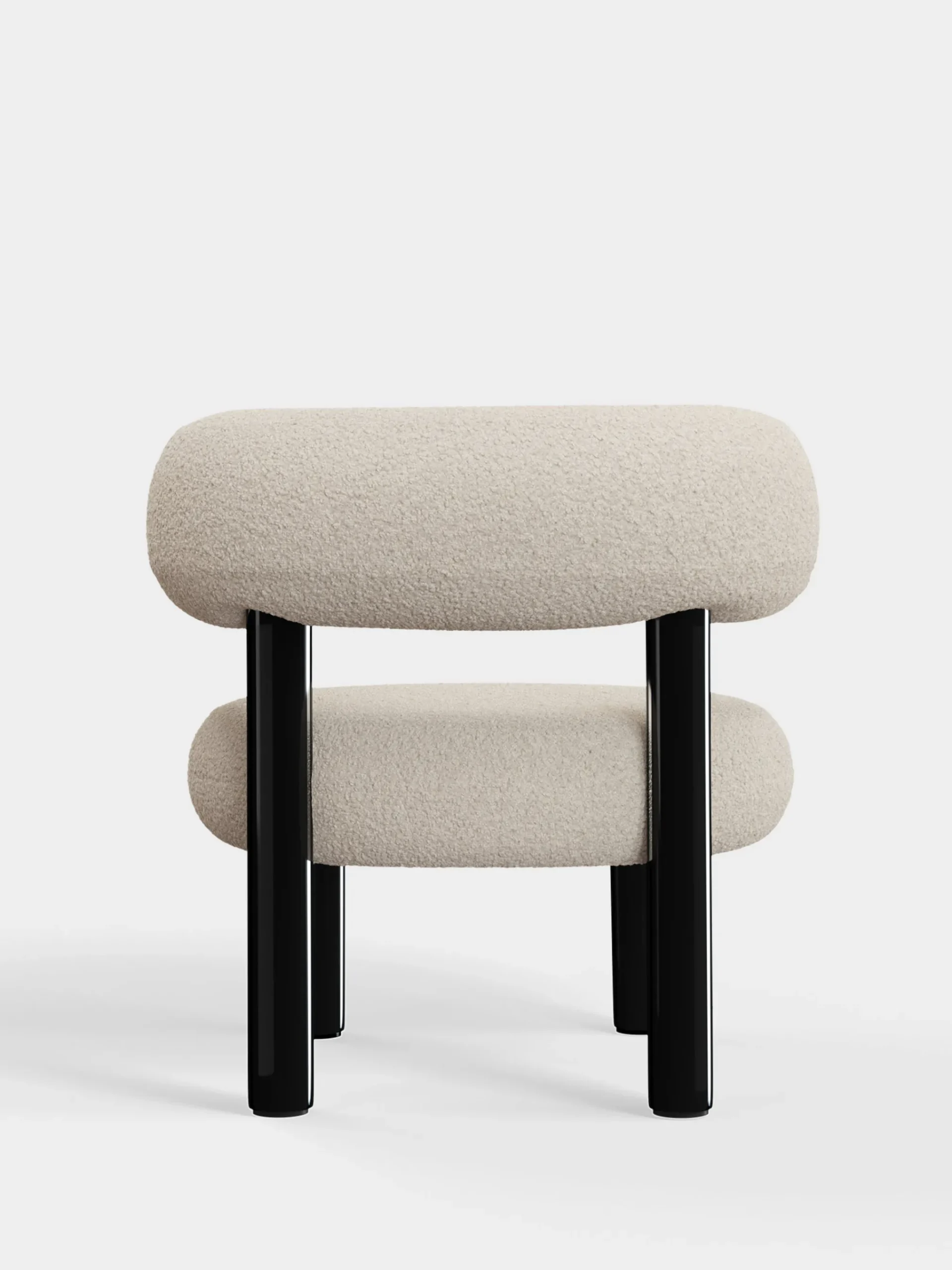 Tom Dixon Lounge Chairs*Fat Black Steel Lounge Chair