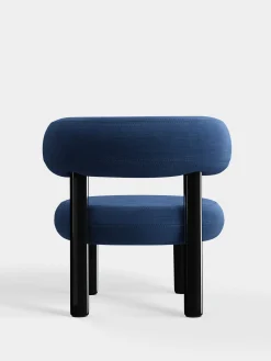 Tom Dixon Lounge Chairs*Fat Black Steel Lounge Chair
