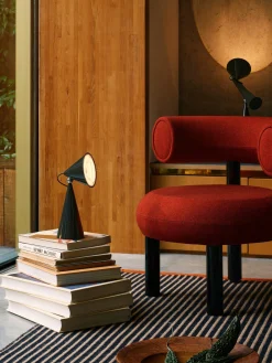 Tom Dixon Lounge Chairs*Fat Black Steel Lounge Chair