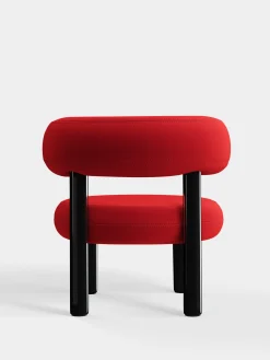 Tom Dixon Lounge Chairs*Fat Black Steel Lounge Chair
