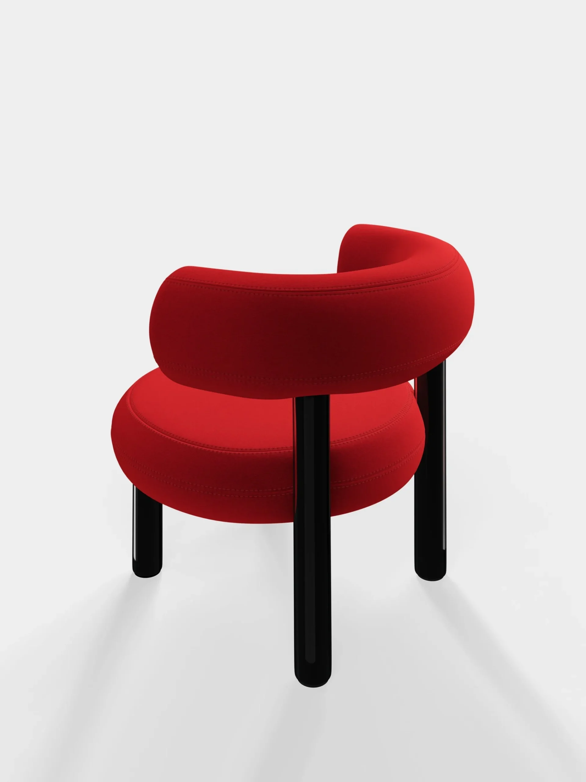 Tom Dixon Lounge Chairs*Fat Black Steel Lounge Chair