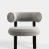 Tom Dixon Lounge Chairs*Fat Black Steel Lounge Chair