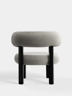 Tom Dixon Lounge Chairs*Fat Black Steel Lounge Chair