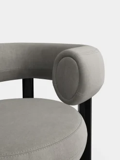 Tom Dixon Lounge Chairs*Fat Black Steel Lounge Chair