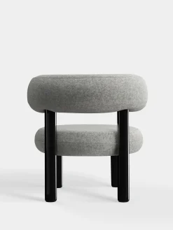 Tom Dixon Lounge Chairs*Fat Black Steel Lounge Chair