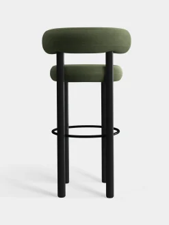 Tom Dixon Bar & Counter Stools*Fat Black Wood 75cm Bar Stool