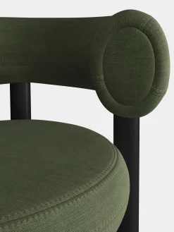 Tom Dixon Bar & Counter Stools*Fat Black Wood 75cm Bar Stool