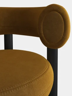 Tom Dixon Bar & Counter Stools*Fat Black Wood 75cm Bar Stool