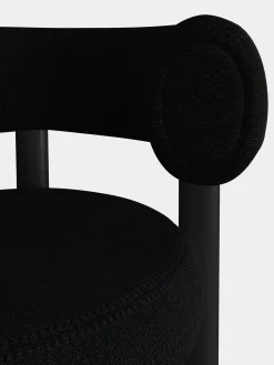 Tom Dixon Bar & Counter Stools*Fat Black Wood 75cm Bar Stool