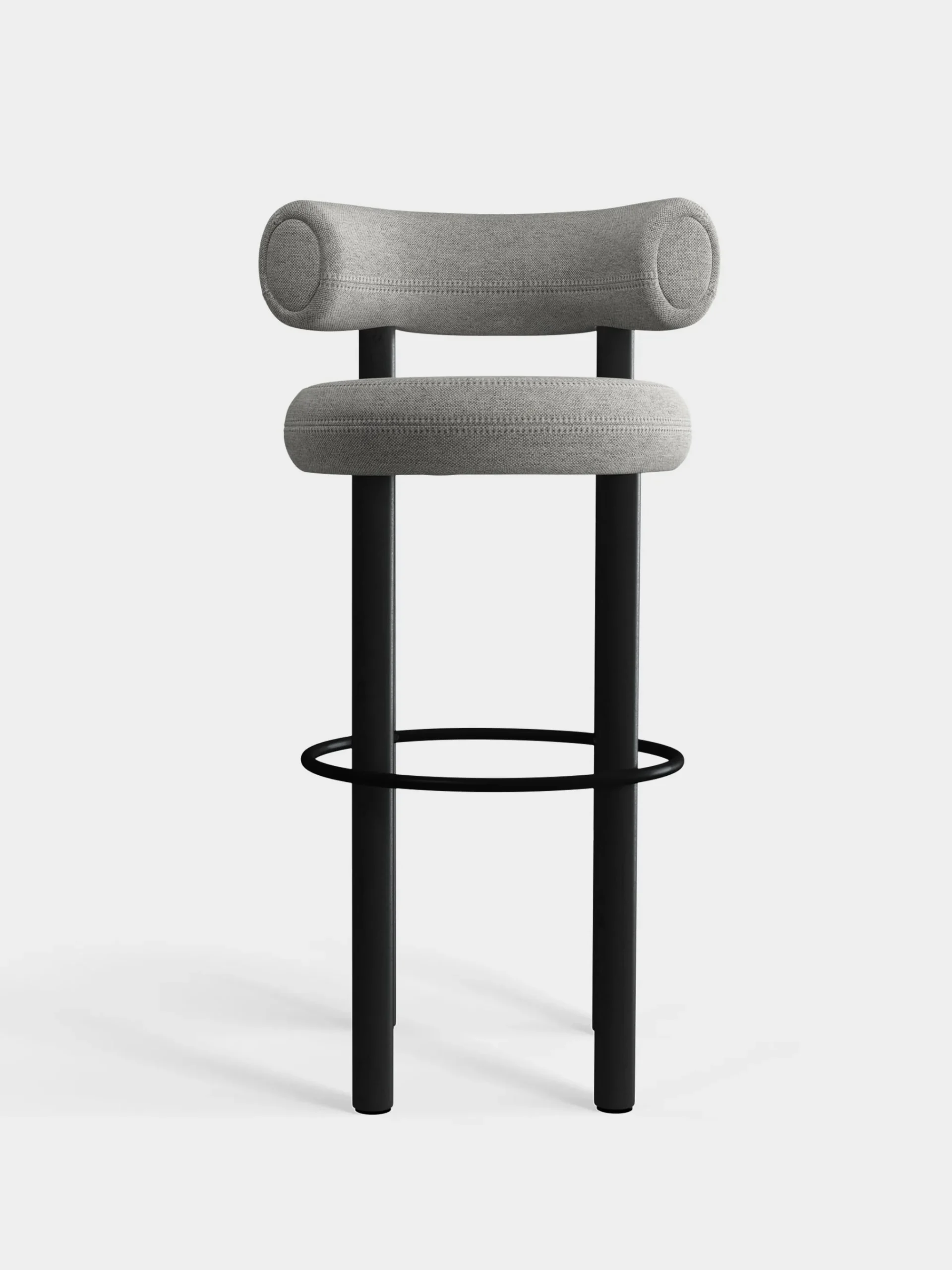 Tom Dixon Bar & Counter Stools*Fat Black Wood 75cm Bar Stool