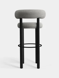 Tom Dixon Bar & Counter Stools*Fat Black Wood 75cm Bar Stool