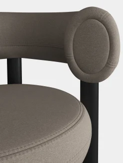 Tom Dixon Bar & Counter Stools*Fat Black Wood 75cm Bar Stool