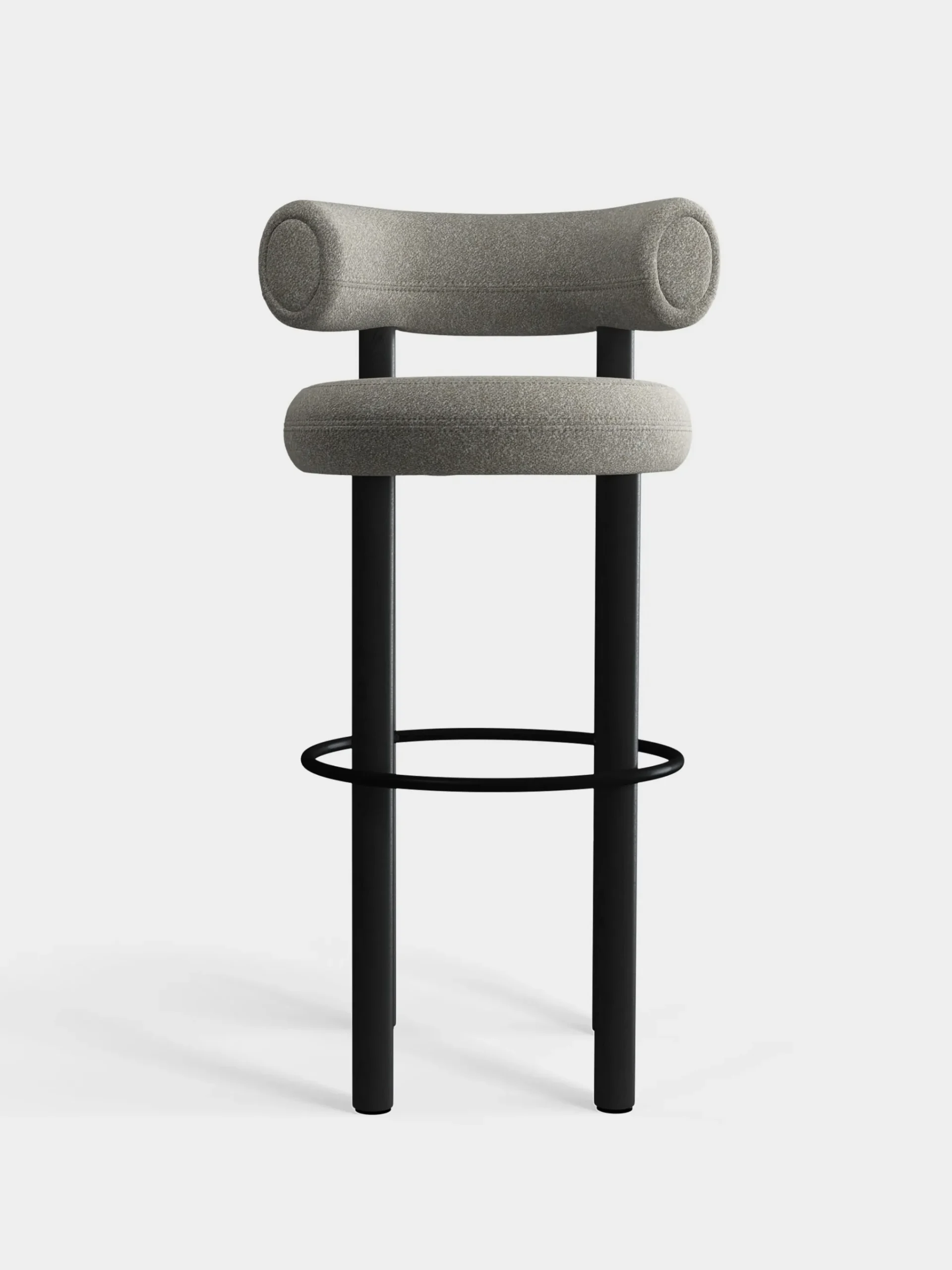 Tom Dixon Bar & Counter Stools*Fat Black Wood 75cm Bar Stool