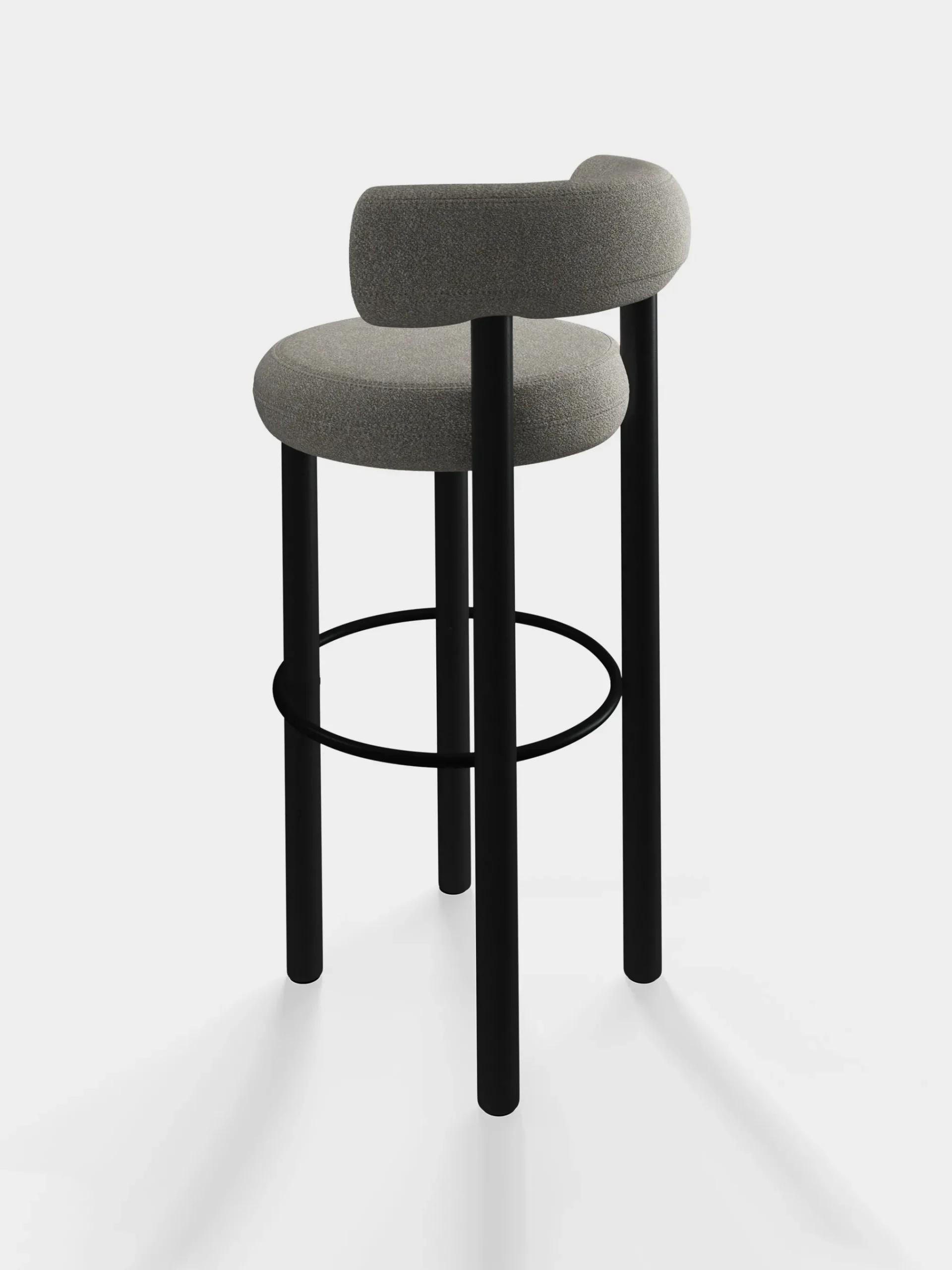 Tom Dixon Bar & Counter Stools*Fat Black Wood 75cm Bar Stool