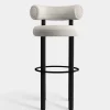 Tom Dixon Bar & Counter Stools*Fat Black Wood 75cm Bar Stool