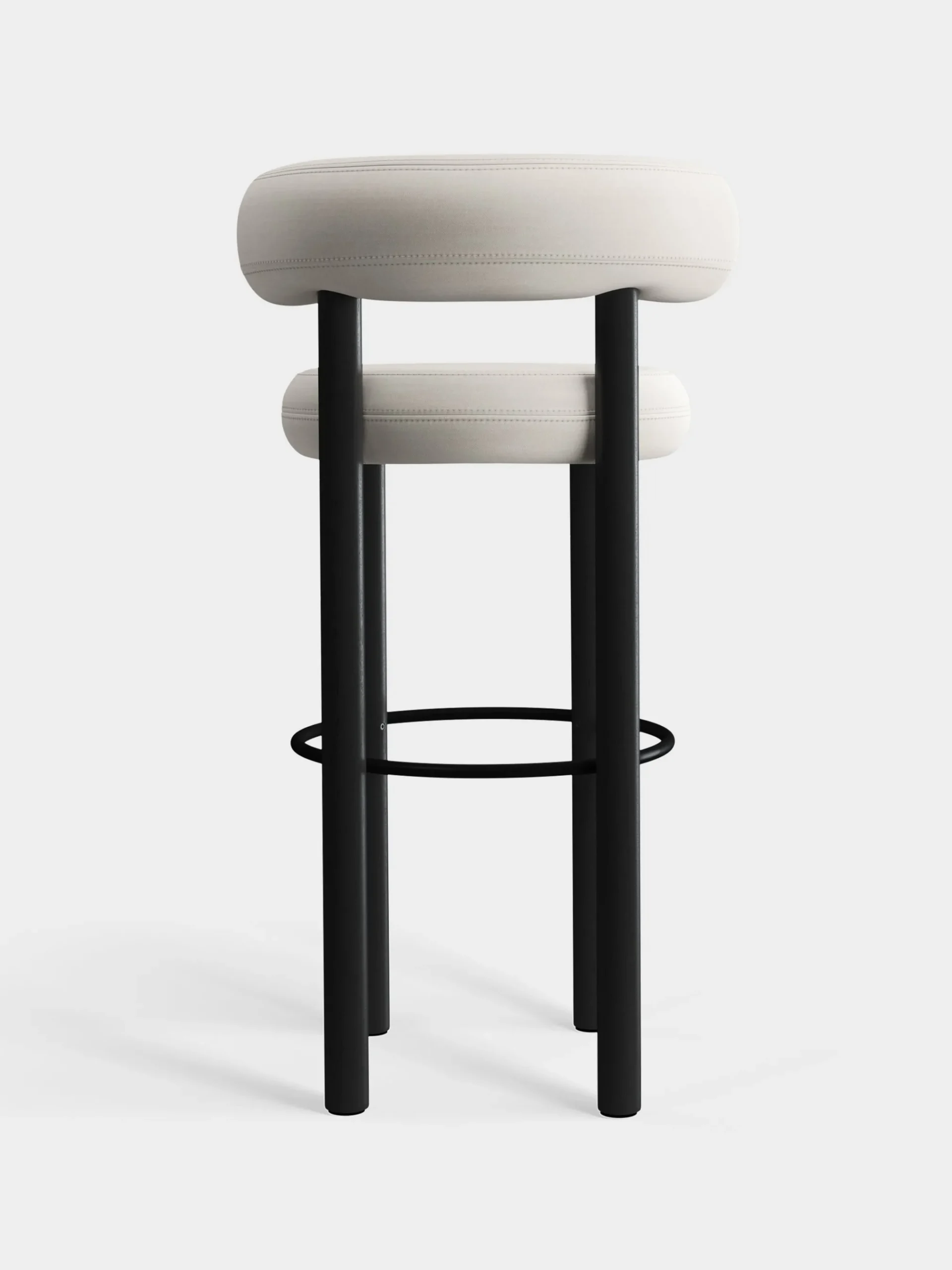 Tom Dixon Bar & Counter Stools*Fat Black Wood 75cm Bar Stool