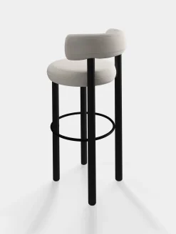 Tom Dixon Bar & Counter Stools*Fat Black Wood 75cm Bar Stool