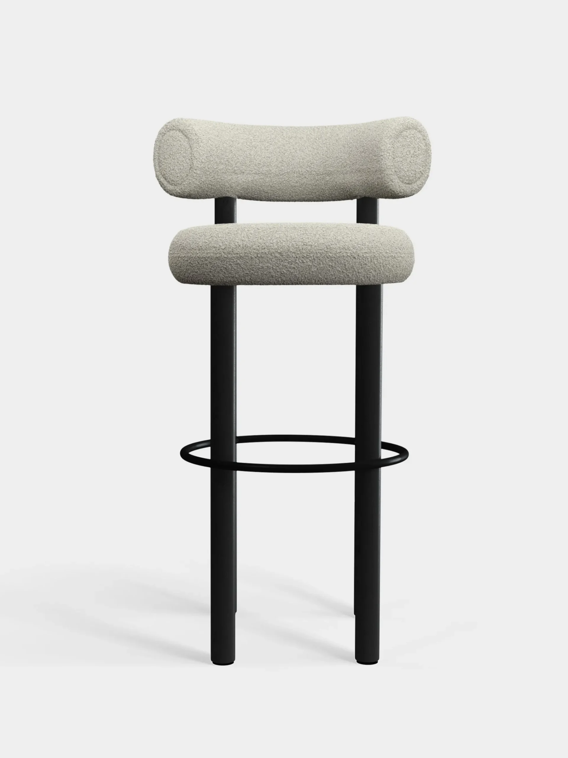 Tom Dixon Bar & Counter Stools*Fat Black Wood 75cm Bar Stool