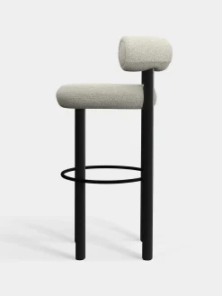 Tom Dixon Bar & Counter Stools*Fat Black Wood 75cm Bar Stool