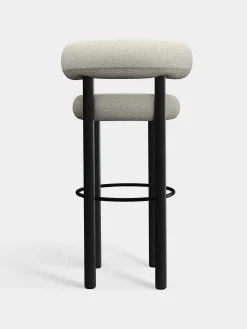 Tom Dixon Bar & Counter Stools*Fat Black Wood 75cm Bar Stool