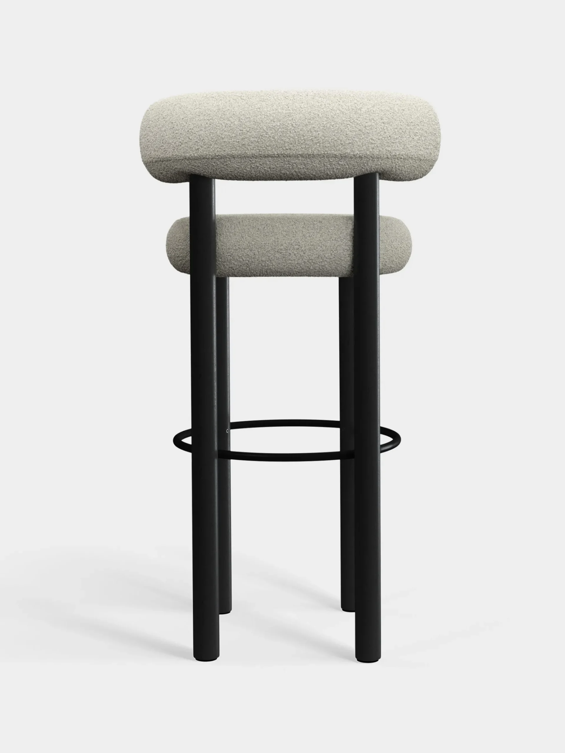 Tom Dixon Bar & Counter Stools*Fat Black Wood 75cm Bar Stool