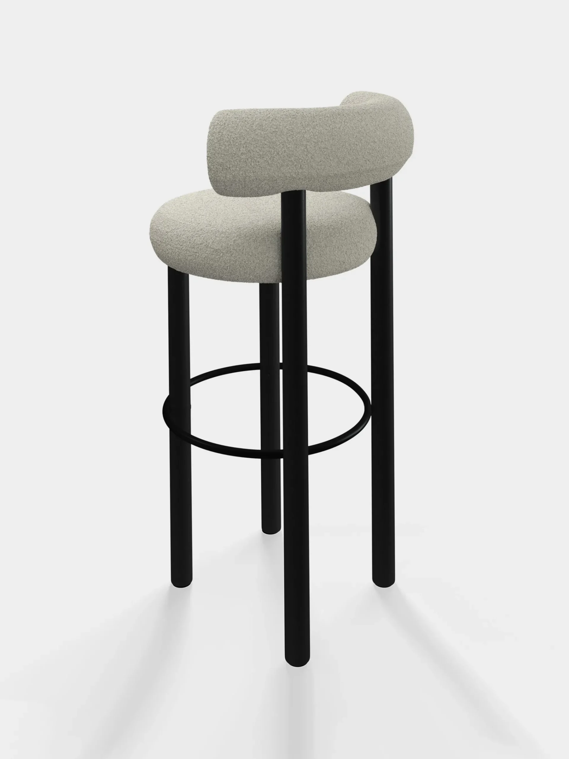 Tom Dixon Bar & Counter Stools*Fat Black Wood 75cm Bar Stool