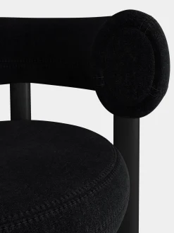 Tom Dixon Bar & Counter Stools*Fat Black Wood 75cm Bar Stool
