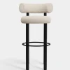 Tom Dixon Bar & Counter Stools*Fat Black Wood 75cm Bar Stool