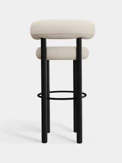 Tom Dixon Bar & Counter Stools*Fat Black Wood 75cm Bar Stool