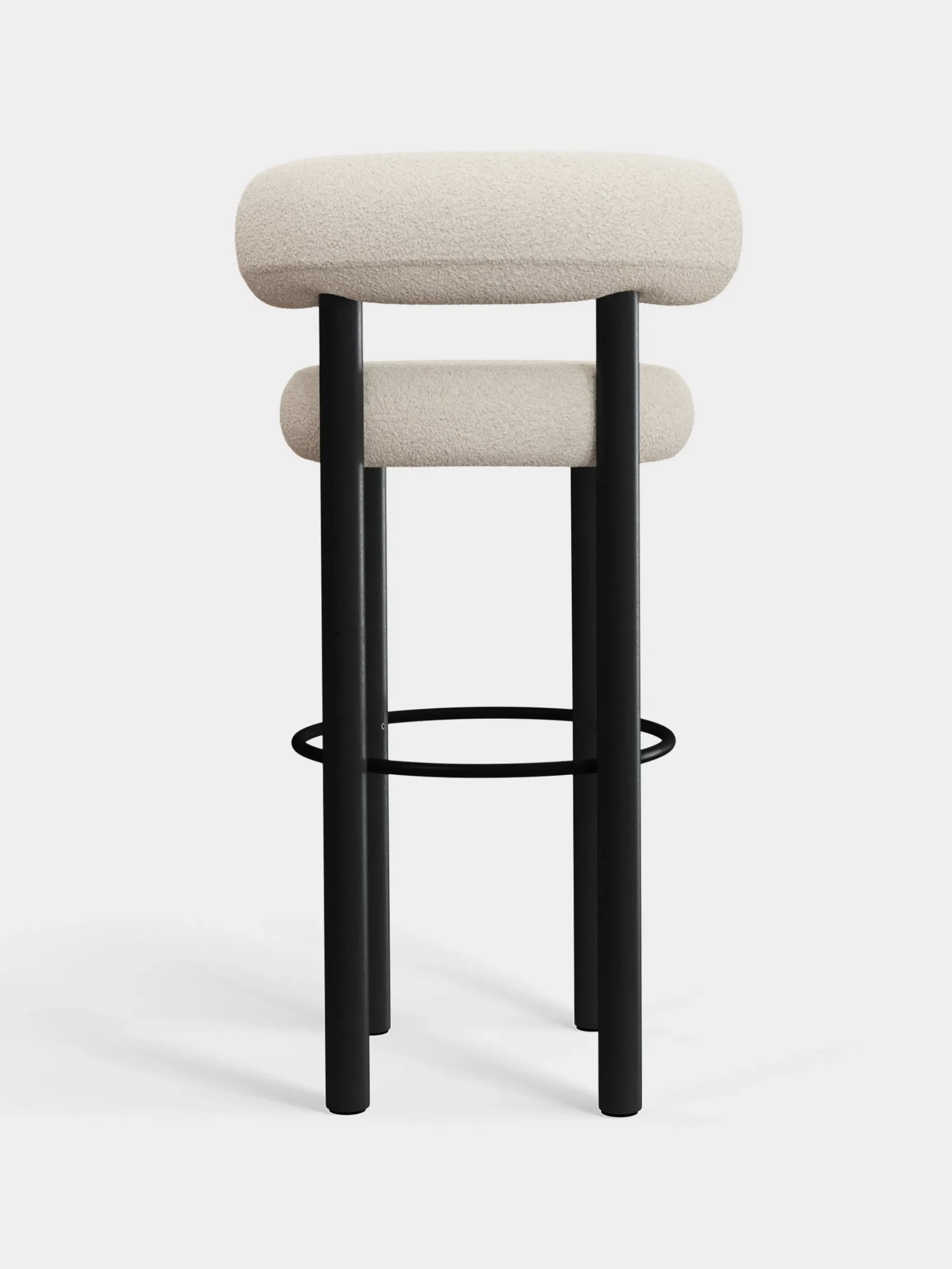 Tom Dixon Bar & Counter Stools*Fat Black Wood 75cm Bar Stool