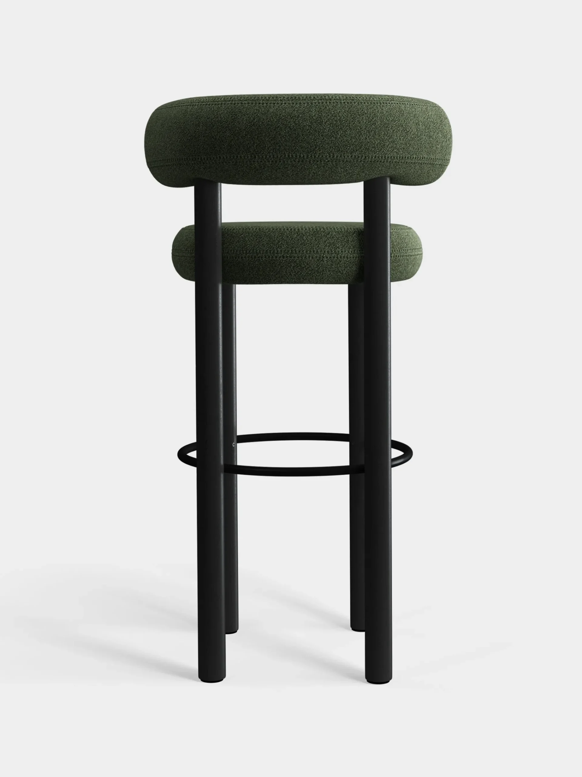 Tom Dixon Bar & Counter Stools*Fat Black Wood 75cm Bar Stool