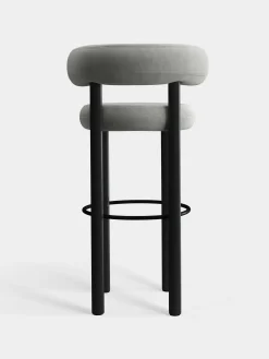 Tom Dixon Bar & Counter Stools*Fat Black Wood 75cm Bar Stool