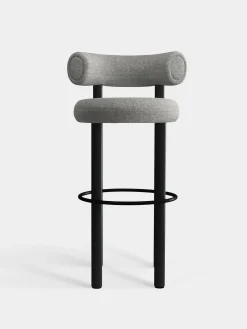 Tom Dixon Bar & Counter Stools*Fat Black Wood 75cm Bar Stool