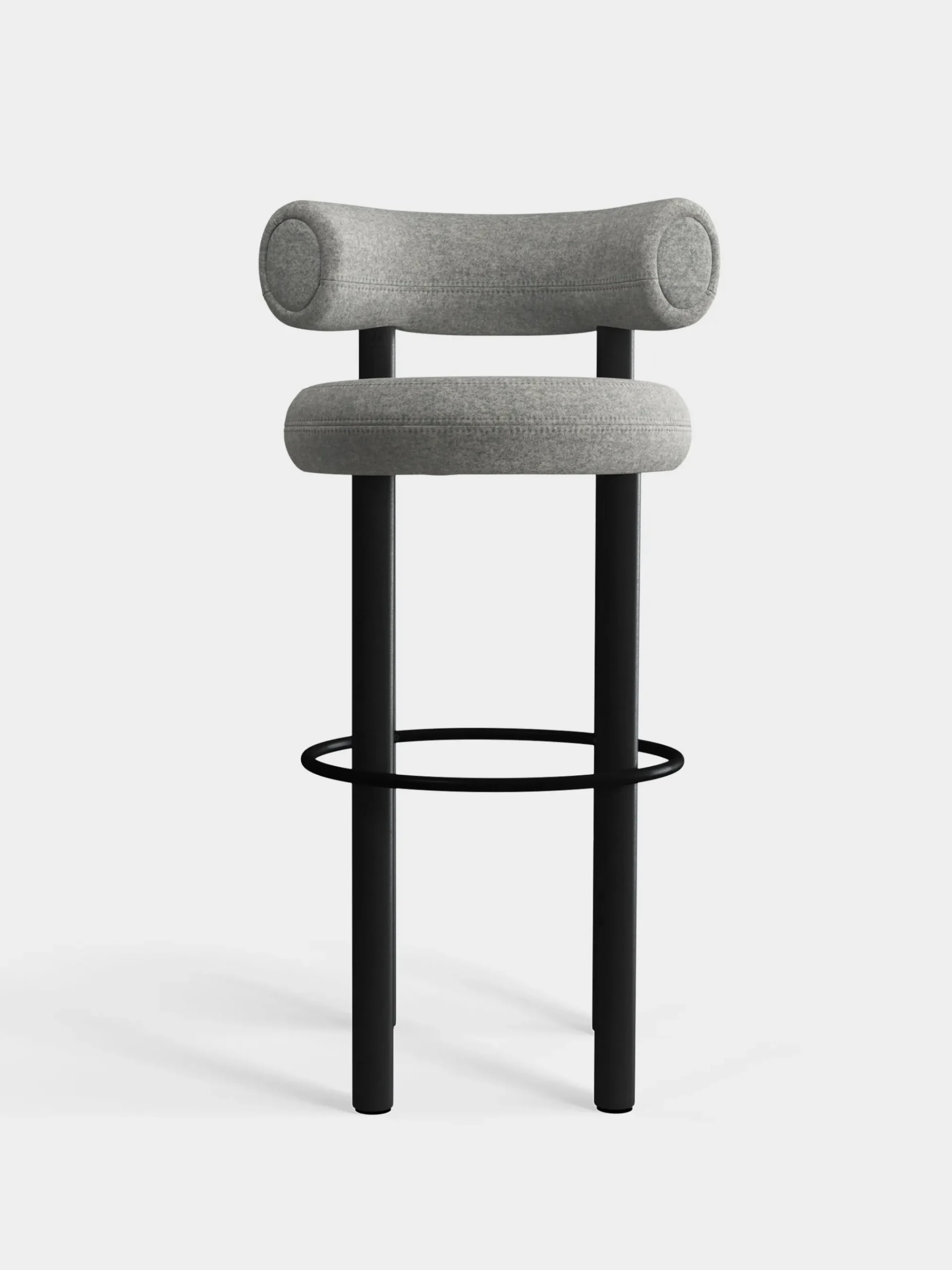 Tom Dixon Bar & Counter Stools*Fat Black Wood 75cm Bar Stool